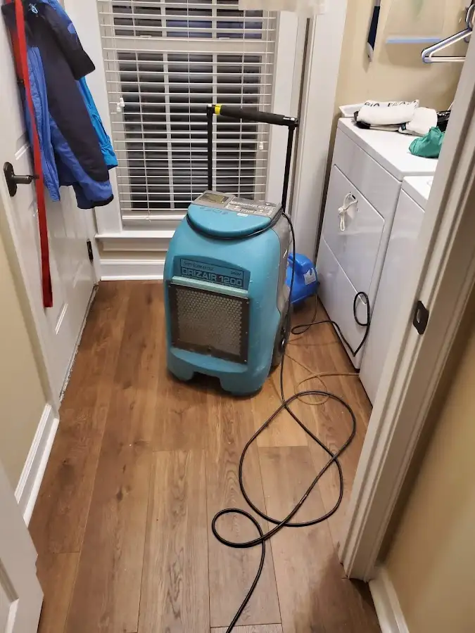 Commercial dehumidifier deployed for Flood Damage Cleanup in James Island