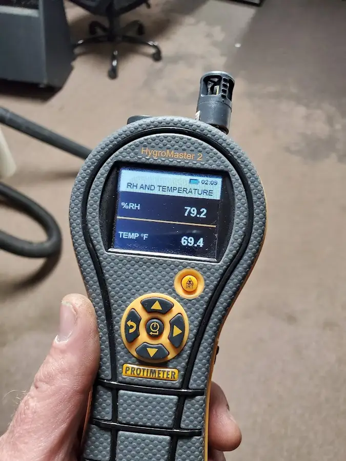 Moisture meter humidity assessment for Mold Remediation & Removal in James Island